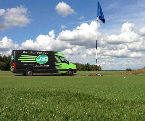 smart artificial grass putting green