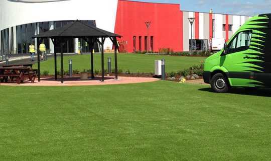 namgrass van delivering artificial grass