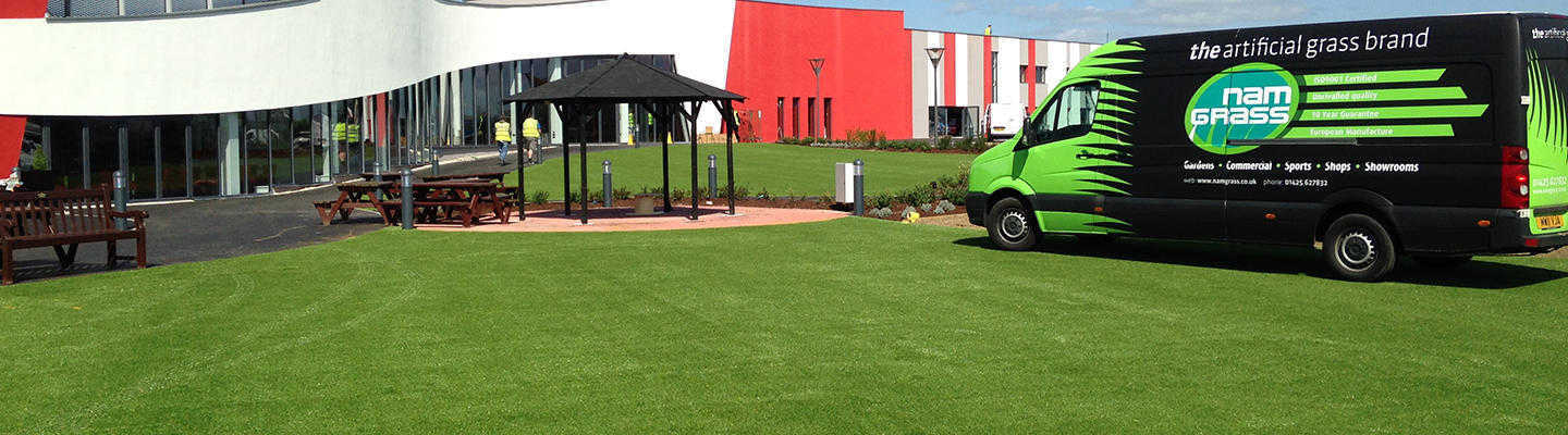 namgrass van delivering artificial grass