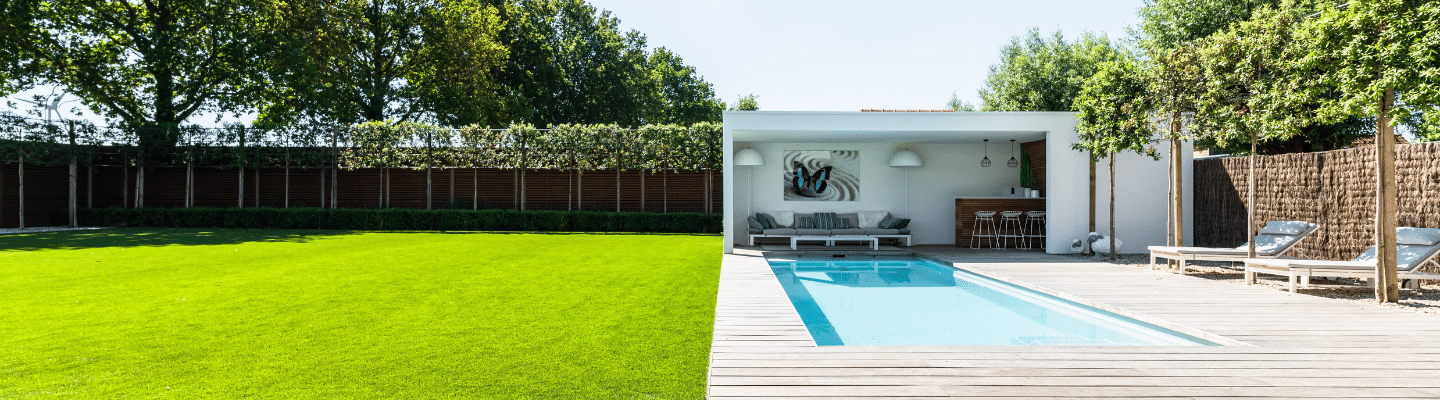 swimming pool artificial grass